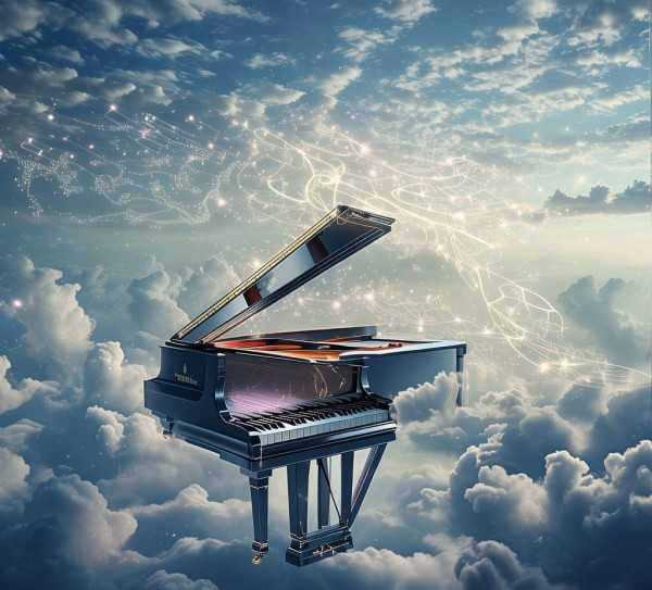 天之大五线谱钢琴曲，穿越时空的旋律传奇,天之大五线谱钢琴谱，跨越时空的旋律之旅,旋律,第1张
