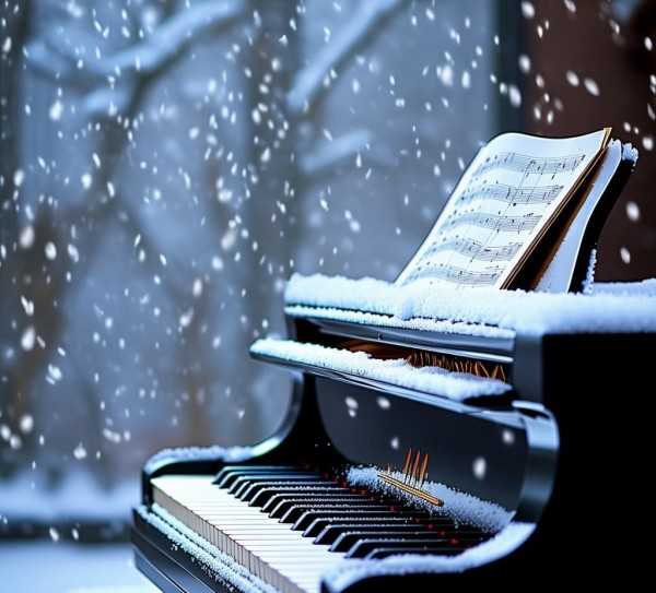 初雪钢琴曲五线谱，旋律中的纯净之美,初雪的旋律，探寻初雪钢琴曲的五线谱之美,旋律,五线谱,第1张