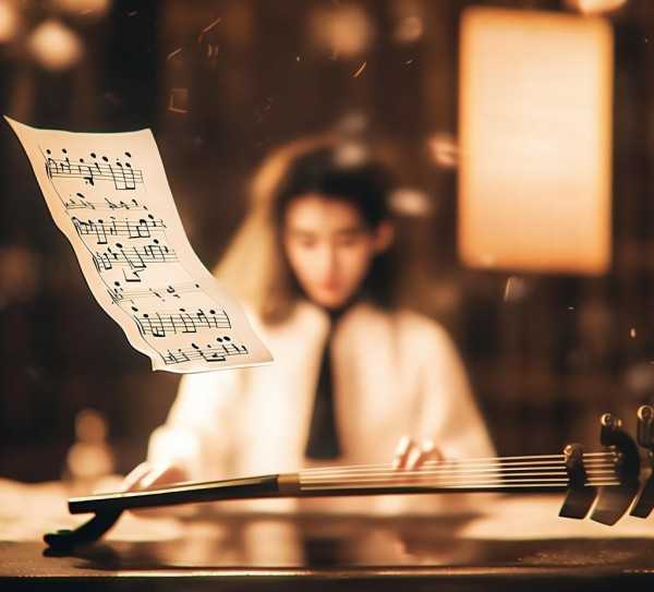 胡琴与简谱交织，探寻一首歌曲背后的文化交融之旅,胡琴与简谱的融合，一首歌曲背后的故事,旋律,五线谱,第1张